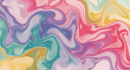 Vibrant Colorful Abstract Background with Fluid Waves and Modern Gradient Design.