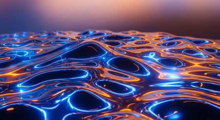 Vibrant Colorful Abstract Background with Fluid Waves and Modern Gradient Design.