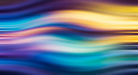 Vibrant Colorful Abstract Background with Fluid Waves and Modern Gradient Design.