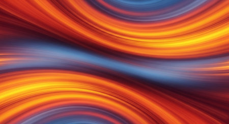 Vibrant Colorful Abstract Background with Fluid Waves and Modern Gradient Design.