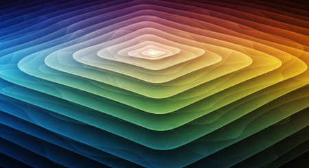 Vibrant Colorful Abstract Background with Fluid Waves and Modern Gradient Design.
