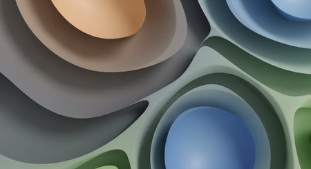 Vibrant Colorful Abstract Background with Fluid Waves and Modern Gradient Design.