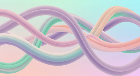 Vibrant Colorful Abstract Background with Fluid Waves and Modern Gradient Design.