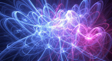 Vibrant Colorful Abstract Background with Fluid Waves and Modern Gradient Design.