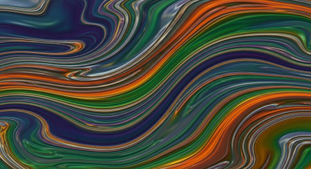 Vibrant Colorful Abstract Background with Fluid Waves and Modern Gradient Design.
