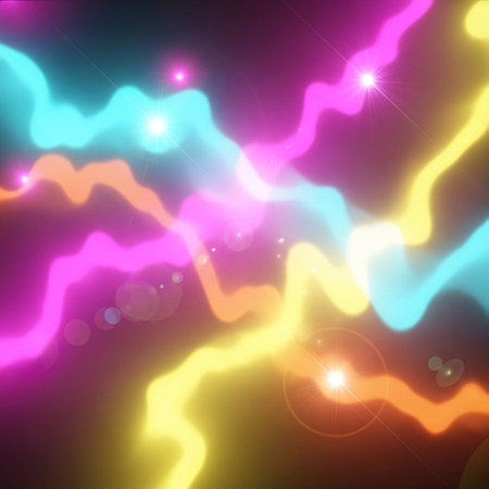 Vibrant Colorful Abstract Background with Fluid Waves and Modern Gradient Design.