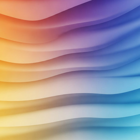 Vibrant Colorful Abstract Background with Fluid Waves and Modern Gradient Design.