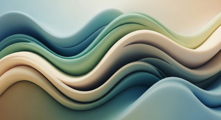 Vibrant Colorful Abstract Background with Fluid Waves and Modern Gradient Design.