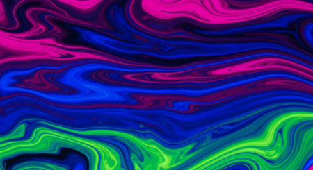 Vibrant Colorful Abstract Background with Fluid Waves and Modern Gradient Design.