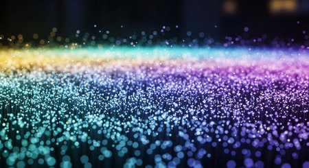 Vibrant Colorful Abstract Background with Fluid Waves and Modern Gradient Design.