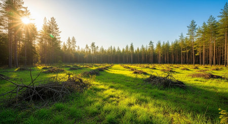 Global Natural Environment Landscapes and Scenic Nature Backgrounds.