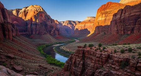 Global Natural Environment Landscapes and Scenic Nature Backgrounds.