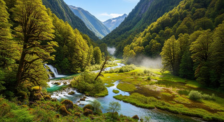 Global Natural Environment Landscapes and Scenic Nature Backgrounds.