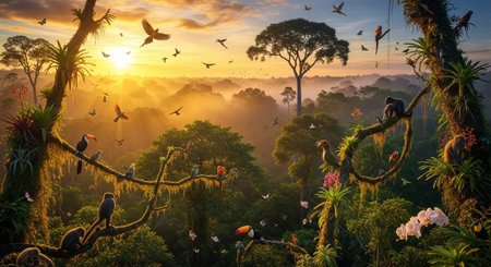 Global Natural Environment Landscapes and Scenic Nature Backgrounds.