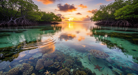Global Natural Environment Landscapes and Scenic Nature Backgrounds.