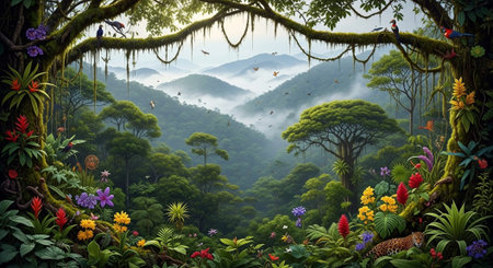 Global Natural Environment Landscapes and Scenic Nature Backgrounds.