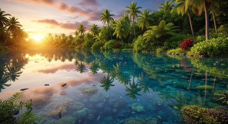 Global Natural Environment Landscapes and Scenic Nature Backgrounds.