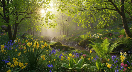 Global Natural Environment Landscapes and Scenic Nature Backgrounds.