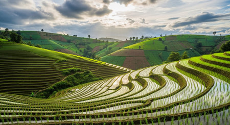 Global Natural Environment Landscapes and Scenic Nature Backgrounds.