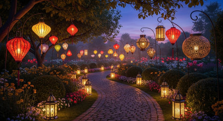 Event Night Festival with Fireworks, Lights, and Celebrations
.