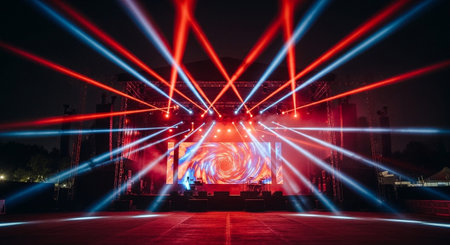 Event Night Festival with Fireworks, Lights, and Celebrations
.の写真素材