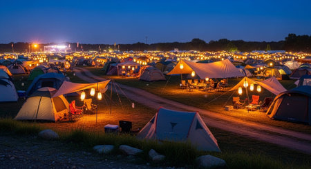Event Night Festival with Fireworks, Lights, and Celebrations
.