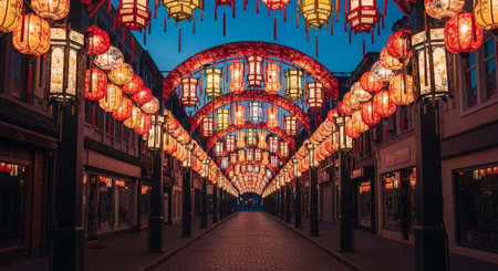 Event Night Festival with Fireworks, Lights, and Celebrations
.の写真素材