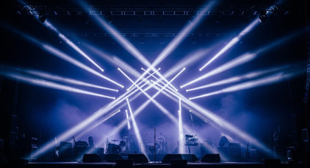 Event Night Festival with Fireworks, Lights, and Celebrations
.の写真素材