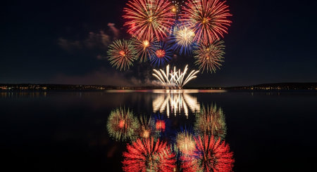 Event Night Festival with Fireworks, Lights, and Celebrations
.の写真素材