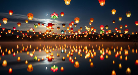 Event Night Festival with Fireworks, Lights, and Celebrations
.の写真素材