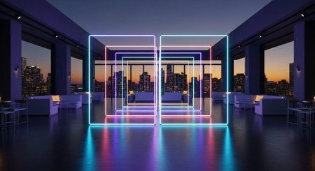 Event Night Festival with Fireworks, Lights, and Celebrations
.の写真素材