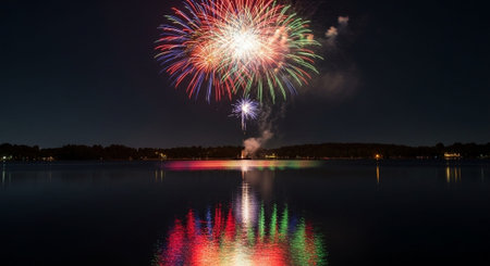 Event Night Festival with Fireworks, Lights, and Celebrations
.