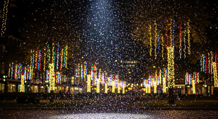 Event Night Festival with Fireworks, Lights, and Celebrations
.