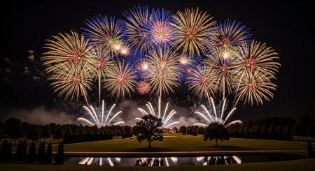 Event Night Festival with Fireworks, Lights, and Celebrations
.の写真素材