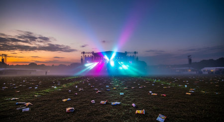 Event Night Festival with Fireworks, Lights, and Celebrations
.の写真素材