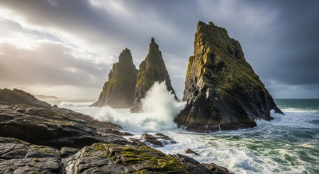 Global Natural Environment Landscapes and Scenic Nature Backgrounds.