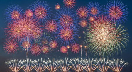 Event Night Festival with Fireworks, Lights, and Celebrations
.