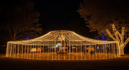 Event Night Festival with Fireworks, Lights, and Celebrations
.