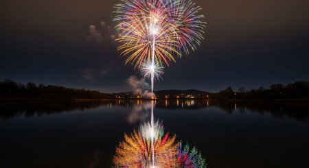 Event Night Festival with Fireworks, Lights, and Celebrations
.