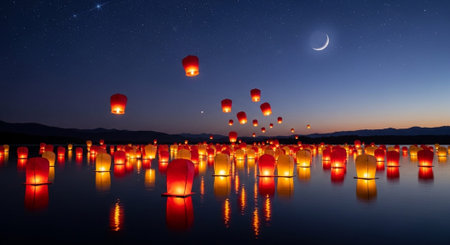 Event Night Festival with Fireworks, Lights, and Celebrations
.