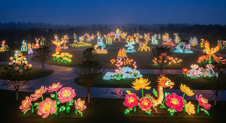 Event Night Festival with Fireworks, Lights, and Celebrations
.の写真素材