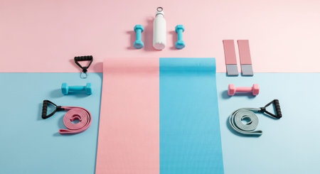 Fitness and Healthy Lifestyle Background.