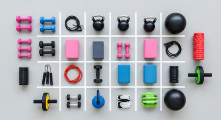 Fitness and Healthy Lifestyle Background.
