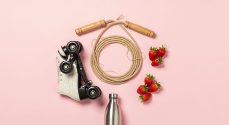 Fitness and Healthy Lifestyle Background.