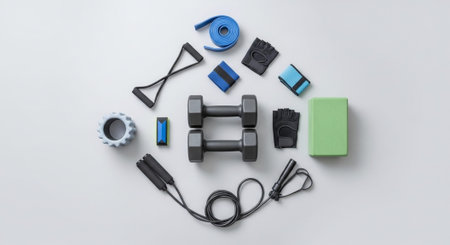 Fitness and Healthy Lifestyle Background.
