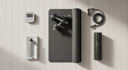 Fitness and Healthy Lifestyle Background.