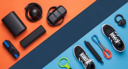 Fitness and Healthy Lifestyle Background.