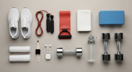 Fitness and Healthy Lifestyle Background.