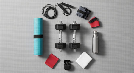 Fitness and Healthy Lifestyle Background.