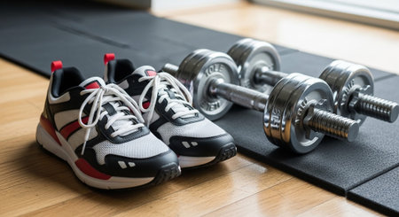 Fitness and Healthy Lifestyle Background.